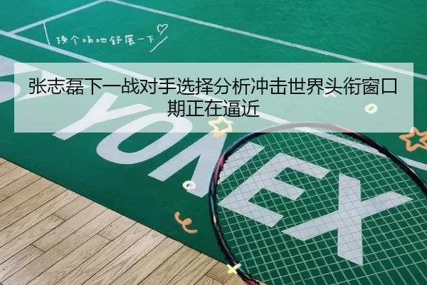 张志磊下一战对手选择分析冲击世界头衔窗口期正在逼近